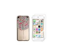Compatible avec iPod Touch 5, Touch 6 Coque Gel imprimée Solide résistante +1 Verre en Verre trempé Transparent résistant (Ballon)