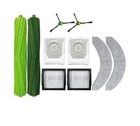 Compatible avec IRobot Roomba Combo J7+ / J9+ Rouleau Brosse latérale Sac à poussière Chiffon de vadrouille Robot Aspirateurs Accessoire de remplacement Pièce de rechange(Set R)