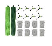 Compatible avec IRobot Roomba Combo J7+ / J9+ Rouleau Brosse latérale Sac à poussière Chiffon de vadrouille Robot Aspirateurs Accessoire de remplacement Pièce de rechange(Set J)