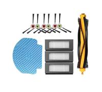 Compatible Avec iRobot Roomba Combo R1118 Brosse Filtre Serpillière | cache brosse rouleau,brosse latérale,filtre hepa,serpillière(Set B)
