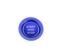 Compatible Avec Jaguar Pour F-Type 2014, 2015, 2016, 2017, 2018, 2019, 2020, 2021, 2022 Kit D'autocollants Bouton De Démarrage Et D'arrêt Du Moteur, Cache Autocollant Pièces(Bleu)