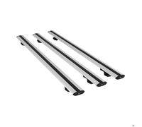 Compatible Avec Jaguar X-Type Estate 2002-2009 Basic Model Barres De Toit Railing Porte-Bagages De Voiture Gris Aluminium 3 Barres
