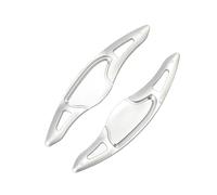 Compatible Avec JAZZ 20017 2018 Pour HR-V 2015-2018 Volant De Voiture Gear Extend Shift Pour Palettes Haut/bas Moulures Intérieures Manuel de palette(Silver)