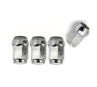 Compatible Avec Jeep Pour Wrangler (YJ, TJ, JK) 1987-2018 Pour Scrambler 1981-1985 4 Pièces Écrous Roue En Acier Voiture 1/2"-20 Boulons Coniques À 60 Degrés 32 Mm voiture Boulons Roue