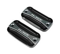 Compatible avec K-XCT 300 300i ABS 2013-2023 Maxi Sooters Couvercle de bouchon de réservoir de liquide de frein bleu KXCT 125 125i(Black grey)