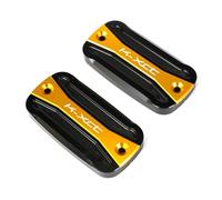 Compatible avec K-XCT 300 300i ABS 2013-2023 Maxi Sooters Couvercle de bouchon de réservoir de liquide de frein bleu KXCT 125 125i(Black gold)