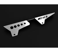 Compatible avec : Kawaaki ER-5 Twister BJ 1996-06 Protection de chaîne avec logo argenté IBEX