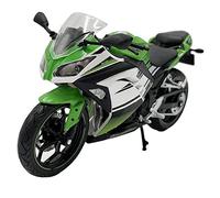 Compatible Avec Kawasaki Ninja 250, Modèle De Moto 1:12, Réplique De Véhicule, Cadeau De Passe-temps, Habillage, Simulation De Voiture, Souvenir De Collection(Green and White)