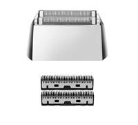 JKDND Compatible avec Kemei 2028 Razor Replacement Foil Blade Set Gold Or Silver(Silver Set)