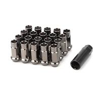 Compatible avec KIA 300E 2017-2019, Cadenza 2009-2019 et K2 2011-2019. Écrous de Roue colorés en Fer, M12x1,5 (Noir Canon de Fusil).