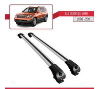 Compatible Avec Kia Borrego (Hm) 2008-2019 Barres De Toit Ace-1 Railing Porte-Bagages De Voiture Gris