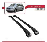Compatible Avec Kia Carnival (Vq) 2006-2014 Barres De Toit Ace-1 Railing Porte-Bagages De Voiture Noir