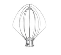 Compatible Avec KitchenAid, 2 Pack K45WW Fouet 6 Fils | Tête inclinable 4,5 à 5 QT, compatible avec K45/KSM75/KSM90/KSM150, facile à nettoyer