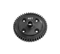 Compatible avec KM pour Rally pour WRC pour Citron C3 1/7 RC pour Pièces De Mise À Niveau De Voiture De Rallye en Acier 46T 48T Engrenage Différentiel Central Pièces détachées RC(46t)