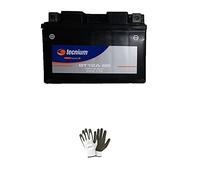 Compatible avec Kymco 125 Downtown 2014 batterie déjà prête à l'emploi Tecnium BT12A-BS 12 V/9,5 Ah batterie 9,5 ampères 12 V spécifique pour moto scooter 113 x 70 x 105