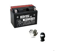 Compatible avec KYMCO AK IE E4 ABS 550 da ANNÉE 2017 al 2020 Batterie BS BTZ14S-BS DÉJÀ PRÊTE ET CHARGÉE À L'UTILISATION AMPÈRE 11,2 AH Batteries 12 Volts Moto Scooter 150X88X110MM