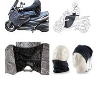 Compatible avec Kymco Like 125 couvre-jambes imperméable pour scooter et Maxiscooter couverture thermique pour jambes poitrine anti-pluie anti-froid fourrure universelle