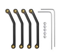 Compatible avec Kyosho pour Mini-Z 4X4 pour Jimny 32523 1/18 RC Crawler pour Buggy Truck Car Pièces De Mise À Niveau 4 Pièces Biellette De Liaison De Direction Bielle RC Voitures