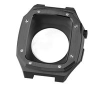 Compatible avec la bande 44/45 mm série 4/5/6 / SE avec sangle de boîtier, bandes iwatch en acier inoxydable avec couvercle de protection
