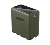 Compatible avec la Batterie de caméra SmallRig NP-F970 10500mAh avec Chargement USB-C for lumière LED(Green 4577)