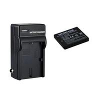 Compatible avec la Batterie et Le Chargeur Secteur Panasonic CGA-S004 S004E for Les appareils Photo DMC-FX2, DMC-FX7, DMC-FX2GN, DMC-FX7S et DMC-FX7W.(1 Battery 1 Charger)