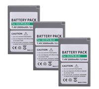 Compatible avec la Batterie Olympus BLS-50 et Le Chargeur Double for appareils Photo Om-5, E-M5 III, E-M10, E-PL9 et E-PL10.(3 Batteries)