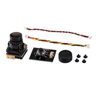 Compatible avec la caméra 9IMOD 1800TVL, capteur Starlight 5MP, Large Tension 5V-40V avec OSD for Drones de Course RC(Black)