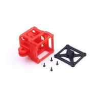 Compatible avec la caméra DJI O3 Air Unit : pièce de Modification imprimée en 3D, Support de Fixation en TPU 95A for Drone de Course FPV.(Dual Red)