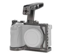 Compatible avec la caméra Sony A6700, Plate-Forme de Cage à Lapin à dégagement Rapide avec poignée, Bras de Film et Support(3)