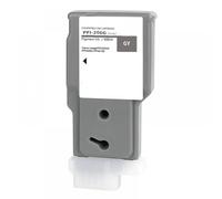 Compatible avec la Cartouche à Encre à Jet d'encre 300 ML PFI206 PFI 206 PFI-206 IPF6400 IPF6400S IPF6450 IPF6400SE Printers(1pc Gray)