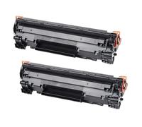Compatible avec la Cartouche de Toner HP 35A CB435A avec Puce for imprimantes P1005 P1006 P1009(BKx2)