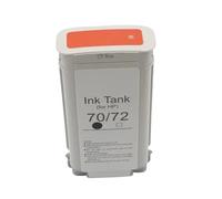 Compatible avec la Cartouche d'encre pigmentée HP70 Designjet Z2100 Z3100 Z3200 Z5200 Z5400 Traceur C9449A C9448A(70R-Red)