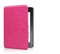Compatible avec la Coque Amazon Kindle Paperwhite 12e édition 2024, Design Portable en Cuir PU Vegan, Fine, résistante aux Chocs avec Mise en Veille/réveil Automatique (Rose)
