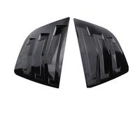 Compatible avec la Honda Fit Jazz 2014-2018 à hayon - 2 pièces de pare-brise arrière, becquet, panneau d'aération latérale, garniture de style de voiture(Glossy Black)