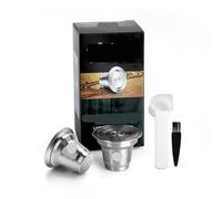 Compatible avec la Machine PHILIPS L'Or Barista-capsules de café réutilisables en acier inoxydable, accessoire de filtre rechargeable(2big pod)