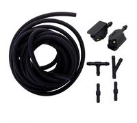 Compatible Avec La Mise À Niveau Du Bec Réglable À 4 Voies Installée Les Balais D'essuie-glace Pare-brise Voiture À Bras 8 Mm/9 Mm, Pulvérisation Lave-glace Gicleur de lave-glace(1SET)