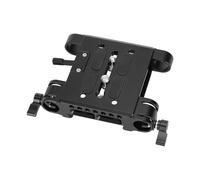 Compatible avec la Plaque à Queue d'aronde Arri de 12 Pouces avec embase à dégagement Rapide et Adaptateur de Tige de 19 mm for appareils Photo Reflex numériques.(Sliding Baseplate)