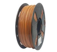 Compatible avec la plupart des imprimantes FDM - Filament flexible TPE 47D marron cuir 1,75 mm 1 kg (2,2 lbs), for modèles de ballons de basket-ball rebondissants sans air