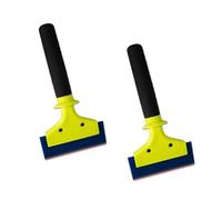Compatible avec la raclette à vitres EHDIS avec lame en caoutchouc double face, nettoyage domestique, essuie-glace, grattoir à glace for portière de voiture(4-In Long handle)