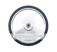 Compatible avec la roue de Contact en caoutchouc solide 14 "x 2", 90A 70A 55A 350x50mm, meuleuse à bande, ponceuse, suivi(6005 installed 25mm,90A Hard)