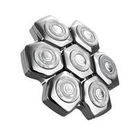Compatible avec la série Kensen S18 5 en 1, tête de rasoir de rechange 7D flottante magnétique lavable for tondeuses à barbe et à cheveux, lames de coupe