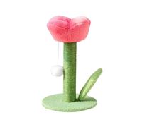 Compatible avec la Tour à Chat en Forme de Tulipe, Colonne gratter, Planche sisal, Jouets Mignons for Chatons, cabane dans Les Arbres, Fournitures for Animaux Compagnie(Red)