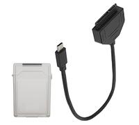 Compatible avec L'adaptateur SATA de Type C 3.0 Lecture de Données à Haute Vitesse 10 BPS avec Une Vitesse et Une stabilité Plus élevées Prise en Charge des Disques Durs HDD/SDD de Toute (Gris)