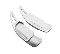 Compatible Avec Lancia Pour Ypsilon MHEV 2024 2025 Extensions De Palettes Changement Vitesse Volant Voiture Autocollants Garnitures Accessoires Intérieurs d'extension palette volant(Silver)