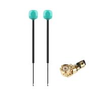 Compatible avec l'antenne FPV FOXEER Lollipop 4 Plus 5,8 GHz, 2 pièces RHCP LHCP SMA RPSMA MMCX UFL for Drone RC(Pink)