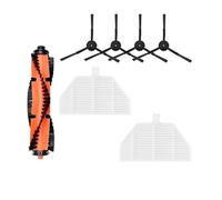 Compatible avec l'aspirateur robot Roidmi EVA, brosse principale, filtre HEPA, brosse latérale, housse de balai de rechange(6pc)