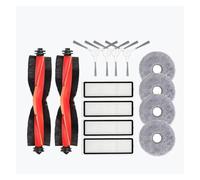 Compatible Avec L'aspirateur Robot Xiaomi S10+ Plus B105 / S20+ Plus B108GL, Pièces, Rouleau Principal, Brosse Latérale, Filtre Hepa, Accessoires En Tissu De Vadrouille(Red)