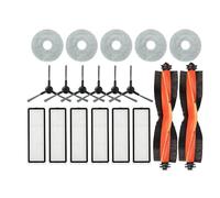Compatible avec l'aspirateur Robot Xiaomi S20 + / S10 Plus / B108GL / B105 / B108CN B113CN, pièces et accessoires, filtre, brosse latérale principale, vadrouille(Dark Grey)