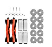 Compatible Avec L'aspirateur Robot Xiaomi S20+ / S10 Plus /S10+/ B108GL / B105 / B108CN B113CN, Pièces, Accessoires, Filtre, Brosse Latérale Principale, Vadrouille(20pcs)