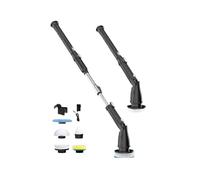 Compatible avec l'autolaveuse électrique TASVAC, brosse de nettoyage sans fil avec 5 têtes remplaçables, nettoyage puissant for salle de bain, baignoire, carrelage, sol et cuisine(Black,US)